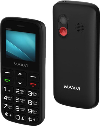 Мобильный телефон "Maxvi" [B100ds] <Black> Dual Sim