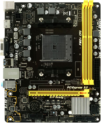 Мат.плата Biostar A68MDE ver.7.x, (AMD A68H), mATX, DDR3, VGA/HDMI [S-FM2+]
