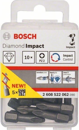 Набор бит "Bosch" [2.608.522.062], 10шт.