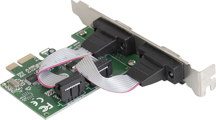 Контроллер PCI-E х1 -> 2хCOМ ExeGate