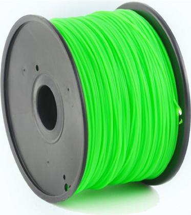 Пластик PLA "Gembird" [3DP-PLA3-01-G], 3.0 мм, <Green>, 1кг.