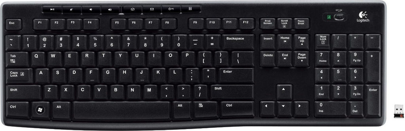 Клавиатура Logitech "K270" [920-003058] <Black>, USB