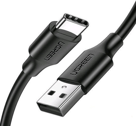 Кабель USB 2.0 - USB Type-C (2,0m) "Ugreen" US287 [60118]  <Black> 2.4A
