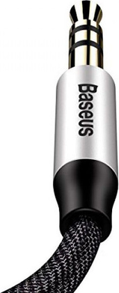 Кабель Stereo 3,5мм (папа) -> Stereo 3,5мм (папа); 1.0 м; "Baseus" [CAM30-BS1]<Black/Grey>