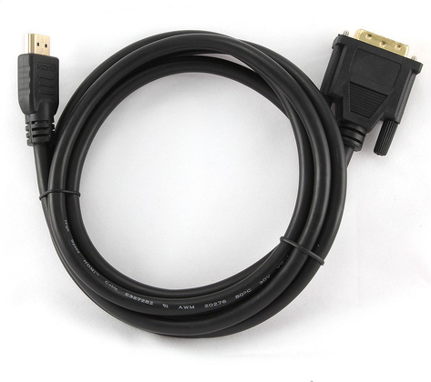Кабель HDMI-DVI 0.5m "Gembird" [CC-HDMI-DVI-0.5M]