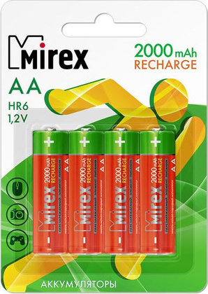 Аккумуляторы Mirex HR6-20-E4
