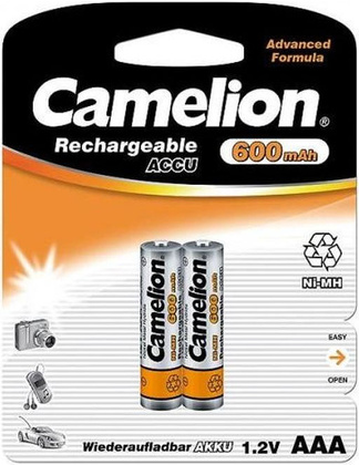 Аккумуляторы Camelion NH-AAA600BP2
