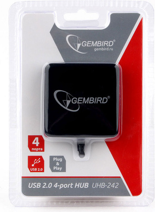 Разветвитель USB Gembird UHB-242