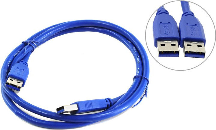 Кабель USB 3.0 Type A --> USB 3.0 Type A "5bites" [UC3009-010], 1m