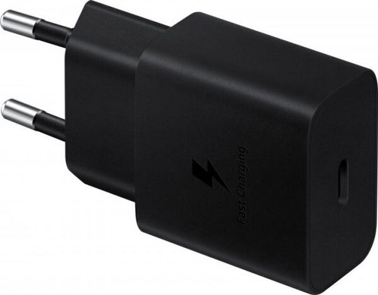 Сетевое зарядное устройство "Samsung" [EP-T1510NBEGEU] <Black>, USB Type-C