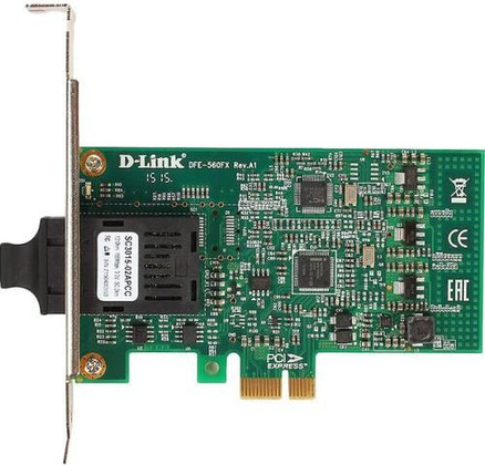 Сетевая карта PCIe "D-Link" [DFE-560FX/B1A], 100Mbps