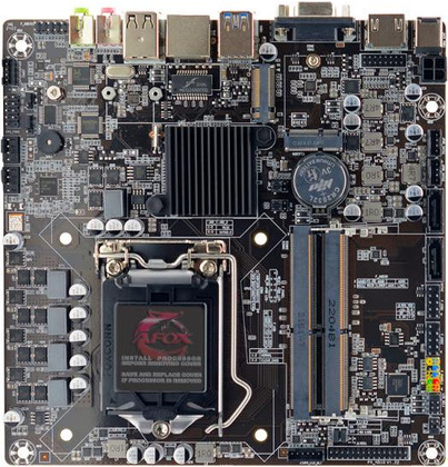 Мат.плата AFox AFH510-MI, Intel H110, Mini-ITX, DDR4L, VGA/HDMI  [S-1200]