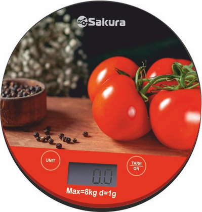 Весы настольные "Sakura" [SA-6076TP] <Помидоры и перец>