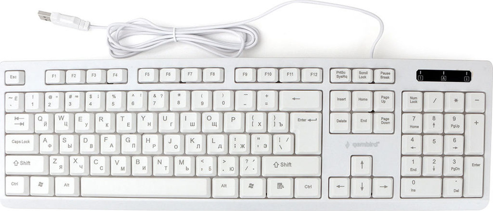 Клавиатура Gembird [KB-8355U] <White>, USB