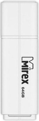 Накопитель USB 2.0 - 64Gb "Mirex" [13600-FMULWH64] <LINE White>