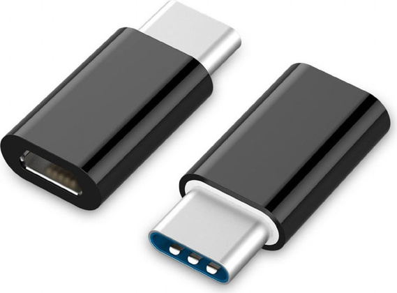 Переходник USB Type-C --> microUSB "Gembird" [A-USB2-CMmF-01] <Black>