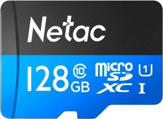 Карта памяти microSDXC 128Gb "Netac" [NT02P500STN-128G-S] Class 10 UHS-I U1