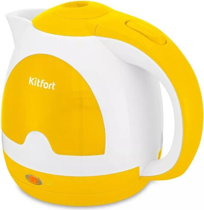 Электрочайник "Kitfort" [KT-6607-3] <White/Yellow>