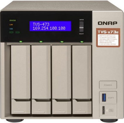 Сетевой дисковый массив (NAS) "Qnap" TVS-473e-8G