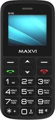 Мобильный телефон "Maxvi" [B100] <Black> Dual Sim