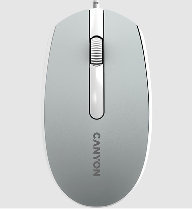 Мышь CANYON [CNE-CMS10DG] <Grey>, USB