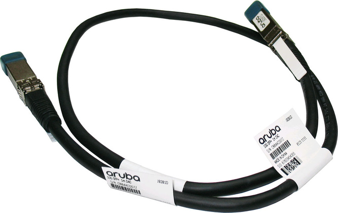 Кабель прямого подключения HPE [J9281D] Aruba 10G SFP+ to SFP+ 1m DAC Cable