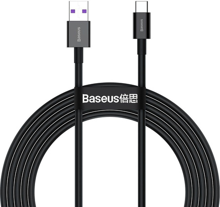 Кабель USB A - micro USB B (1,0m) "Baseus" [CAMYS-01] <Black>, 2A