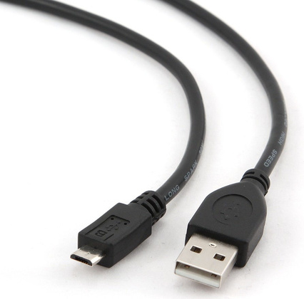 Кабель USB A - micro USB B (1.8m) "Gembird" [CCP-mUSB2-AMBM-6]