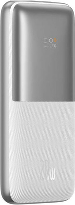 Батарея резервного питания "Baseus" [PPBD040102] <White>; 10000 mAh, 20W + кабель