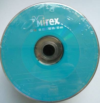 CD-RW Mirex 700MB (UL121002A8T) Bulk (пленка)