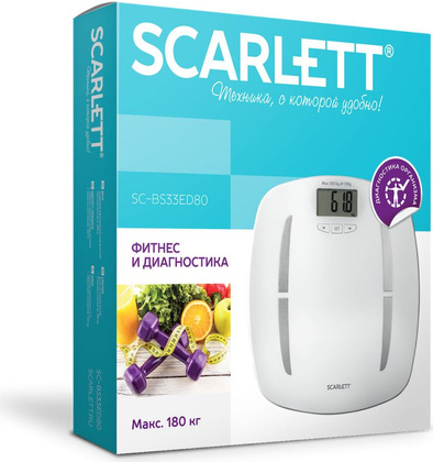 Весы напольные Scarlett SC-BS33ED80