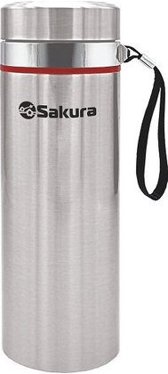 Термос "Sakura" [TH-02-1000S], <Grey>, 1.0л.