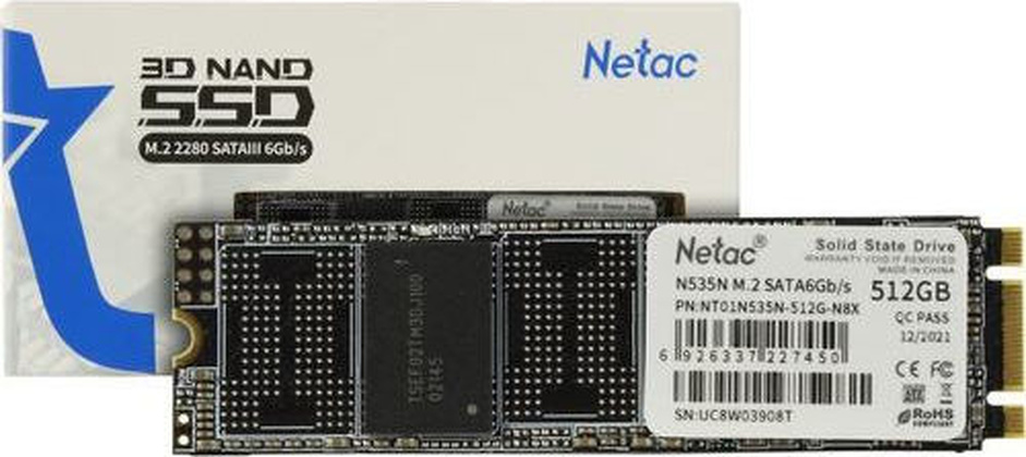 SSD 512 Гб Netac N535N (NT01N535N-512G-N8X)