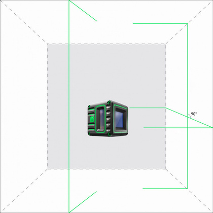 Уровень лазерный "ADA" [А00545] Cube 3D Green