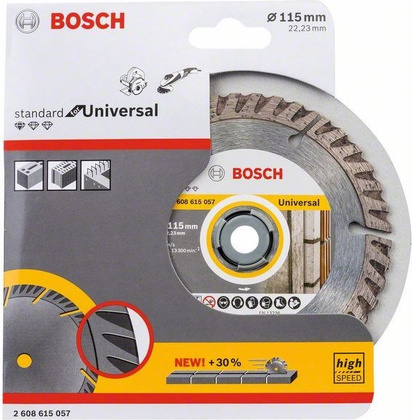 Диск алмазный отрезной 115х22,23 мм "Bosch" [2.608.615.057]