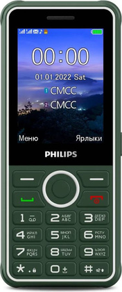 Мобильный телефон "Philips" [E2301] Xenium <Green> Dual Sim