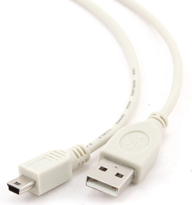 Кабель USB A - mini USB B  5pin (0.9m) "Gembird" [CC-USB2-AM5P-3]