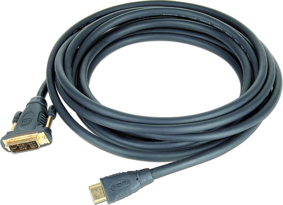 Кабель HDMI-DVI 4.5m "Gembird" [CC-HDMI-DVI-15]
