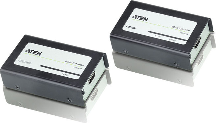 Удлинитель видео-сигнала HDMI "Aten" [VE800A-AT-G] Cat 5e, 40 м.