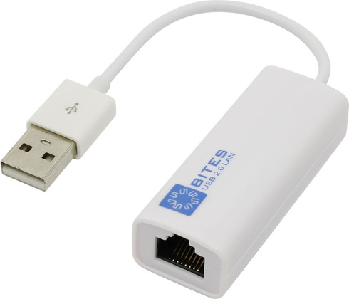 Сетевая карта USB 2.0 "5bites" [UA2-45-02WH] 10/100/1000 Mbps