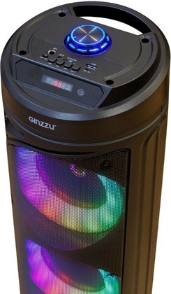 Портативная акустика - "Ginzzu" [GM-229] <Black> Bluetooth