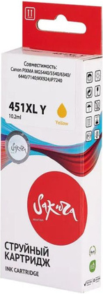 Струйный картридж Sakura [SI6475B001] для Canon PIXMA G5440/5540/6340 <Yellow>