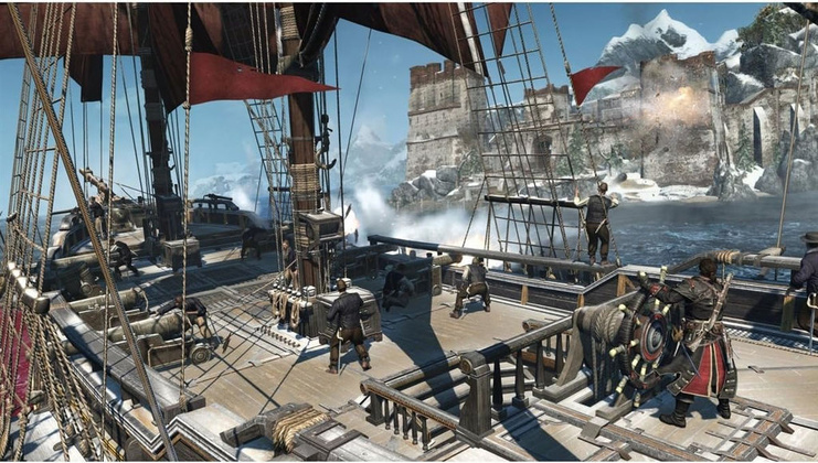 Игровой диск для Sony PS4 Assassin's Creed: Rogue - Remastered [3307216044512] RU ver.