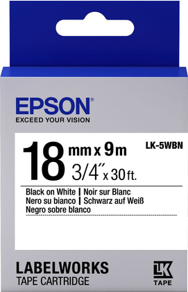 Лента самоклеющаяся Epson [LK-5WBN] (C53S655006)