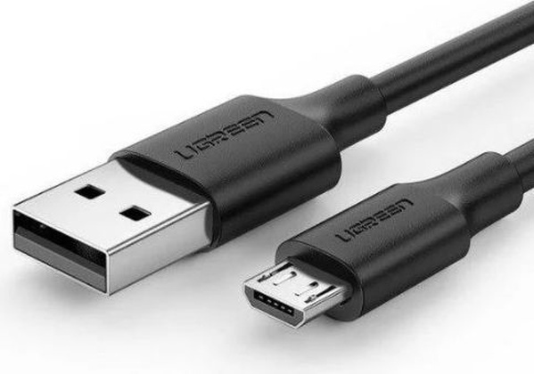 Кабель USB A - micro USB B (0.5m) "Ugreen" US289 [60135] <Black> 2.4A