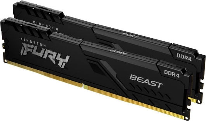 ОЗУ Kingston FURY Beast Black (KF432C16BBK2/16) DDR4 16 Гб (2х8 Гб)