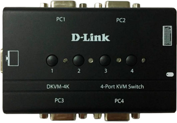 Переключатель KVM D-Link DKVM-4K/B2A