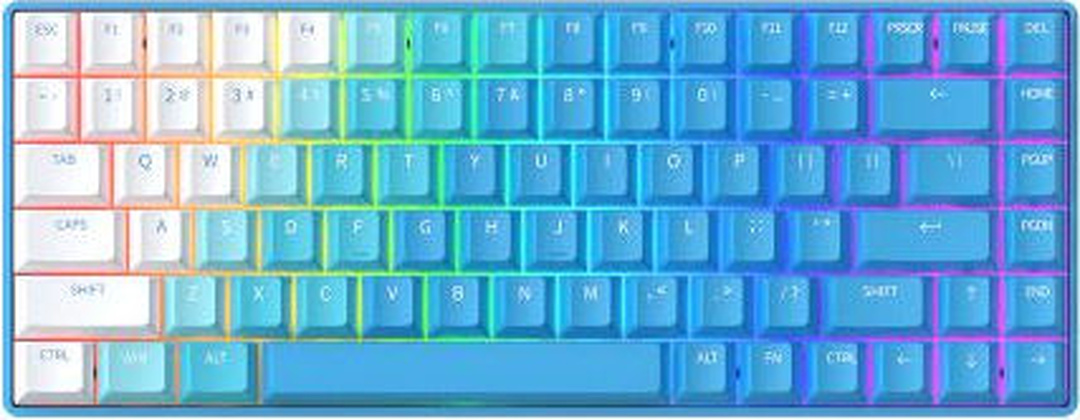Клавиатура Dareu "A84", <Ice Blue>; USB