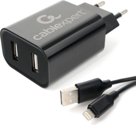 Сетевое зарядное устройство "Cablexpert" [MP3A-PC-36], 2.4A, 2хUSB