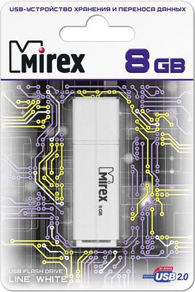 Накопитель USB 2.0 8 Гб Mirex 13600-FMULWH08